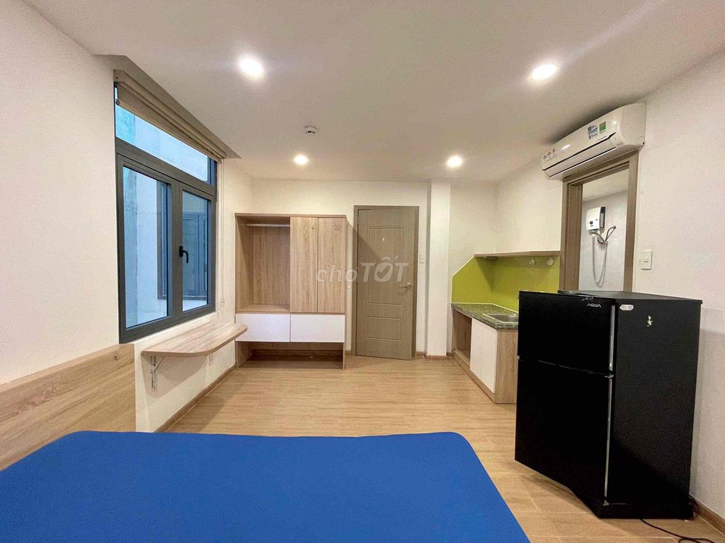 Phòng studio cửa sổ 30m2 full ngay Nguyễn Hữu Cảnh Bình Thạnh
