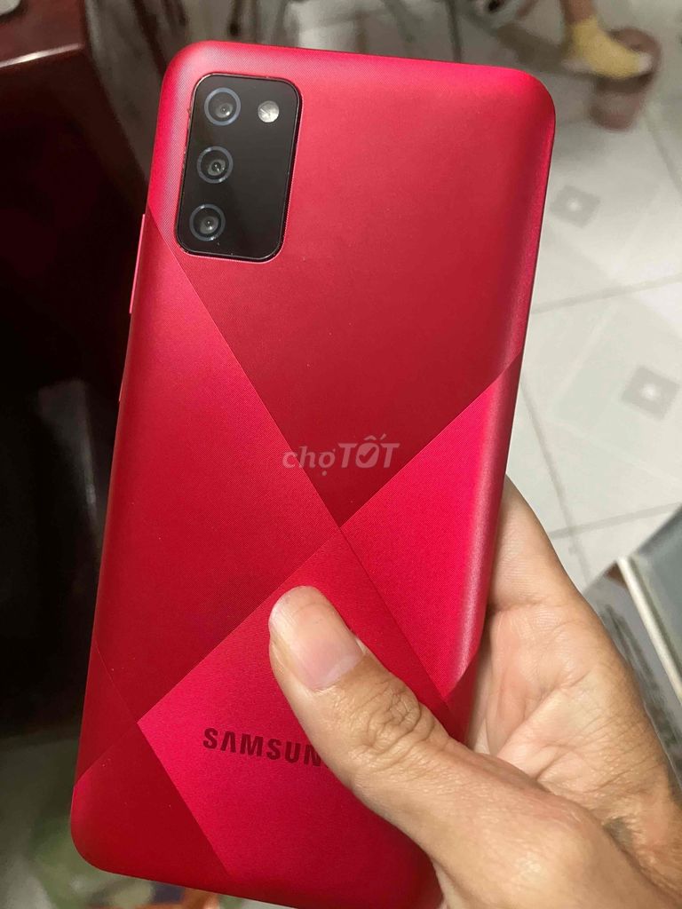 Samsung A02s Đỏ Gần như mới. Mua bán Điện thoại tại Huyện Long Hồ Vĩnh Long được đăng bởi Đồ cũ đủ loại điện thoại loa anply máy tính hình 1