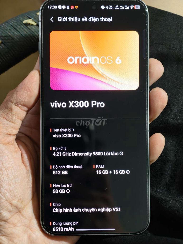 Vivo X300 Pro 512gb chính hãng TGDĐ. Mua bán Điện thoại tại Thành phố Thủ Đức Tp Hồ Chí Minh được đăng bởi Phương Thanh hình 1