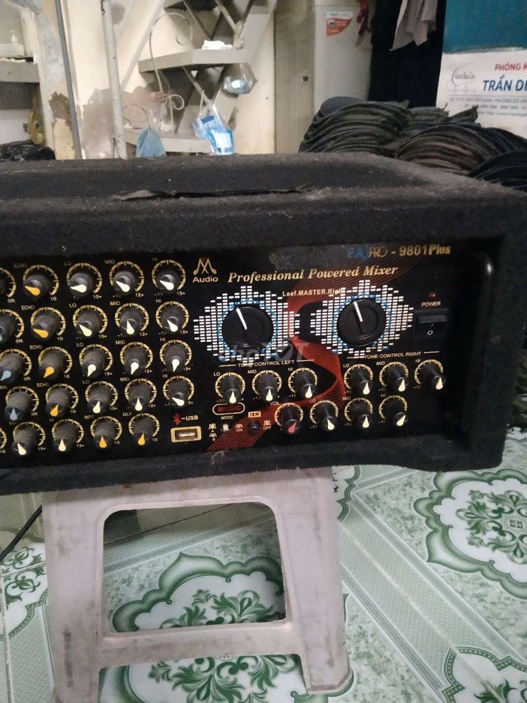 Amply M Audio PA-9801Plus Đen. Mua bán Tivi, Âm thanh tại Quận 12 Tp Hồ Chí Minh được đăng bởi hữu hào  hình 1