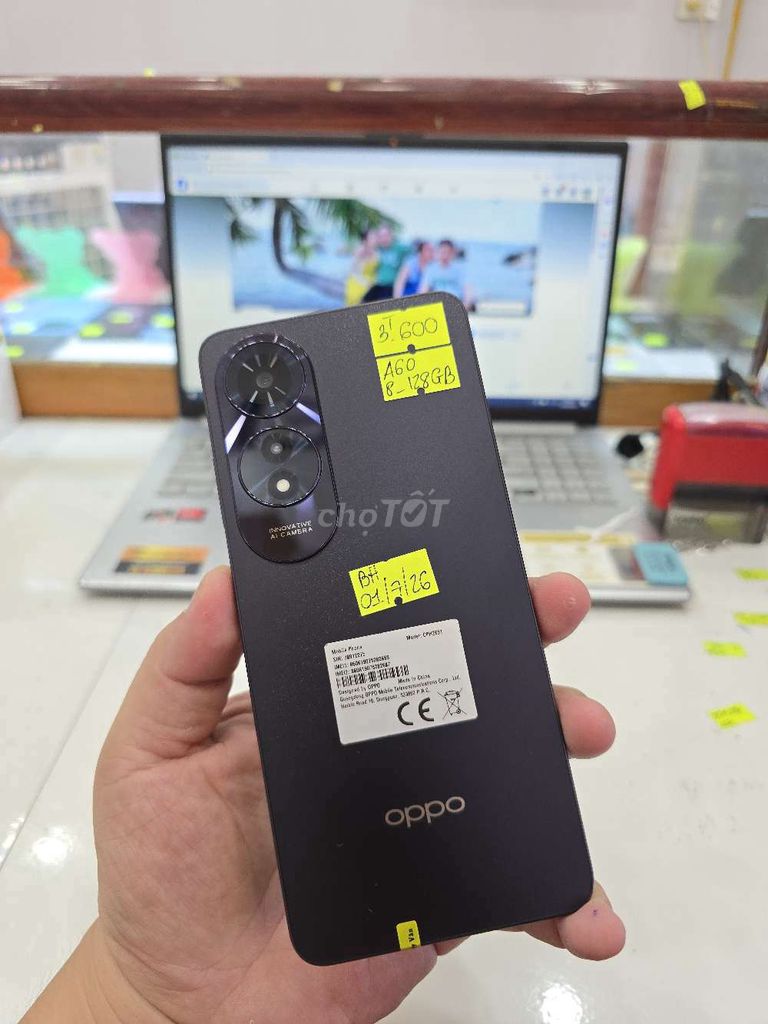 Oppo A60 - 128GB. Mua bán Điện thoại tại Thành phố Long Xuyên An Giang được đăng bởi Facebook Cầm Đồ Thúy Vân hình 1
