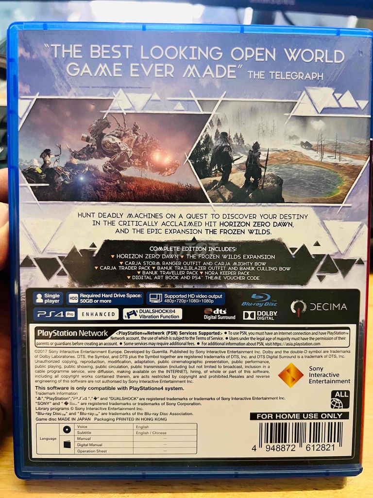 Đĩa game PS4 Horizon - Zero Dawn