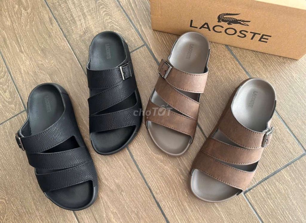 Lacoste dép ( 2 màu)