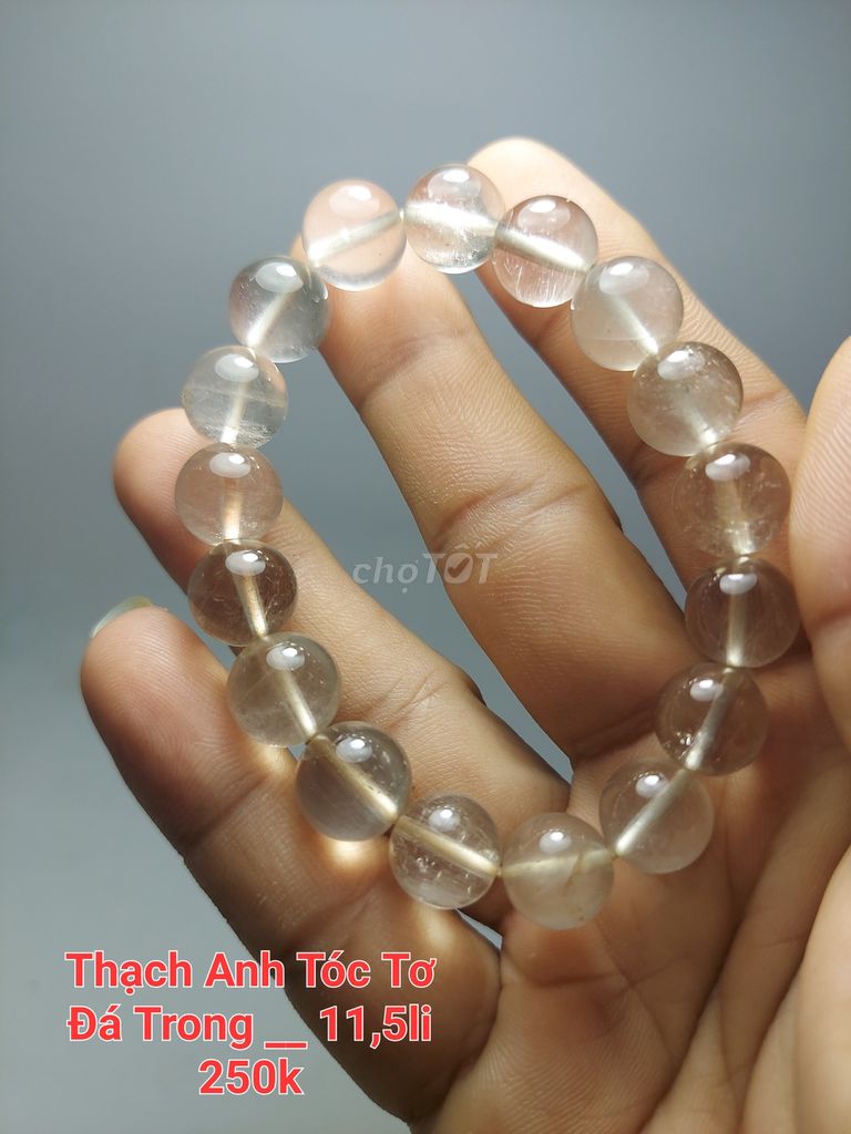 Vòng tay đá thạch anh tóc tơ_11.5li