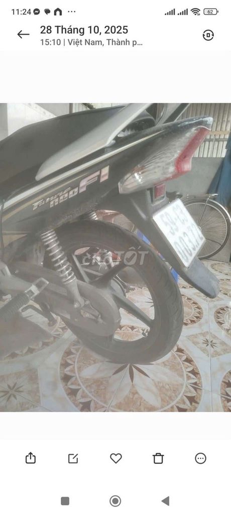 Future neo 125cc bản đẹp. Mua bán Xe máy tại Huyện Bình Chánh Tp Hồ Chí Minh được đăng bởi Tên chưa cung cấp hình 4