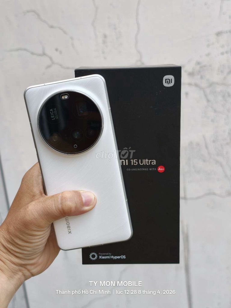 Xiaomi Mi 15 Ultra 256GB Trắng. Mua bán Điện thoại tại Quận 5 Tp Hồ Chí Minh được đăng bởi TY  MON MOBILE hình 1