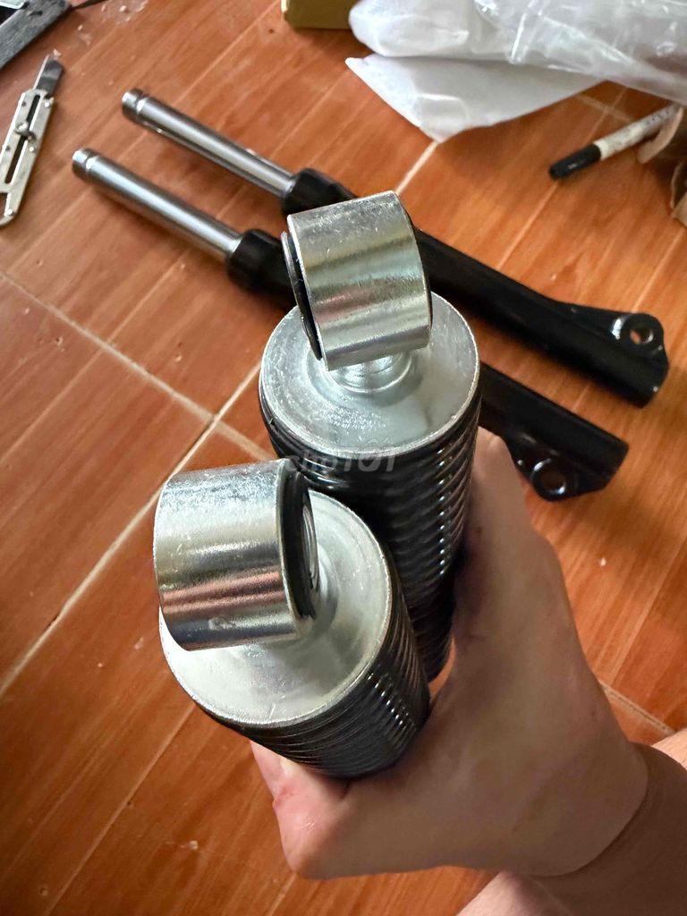 Phuộc trước+sau Wave A110 zin tháo xe mới. Mua bán Phụ tùng xe tại Huyện Châu Phú An Giang được đăng bởi Made in Thailand  hình 4