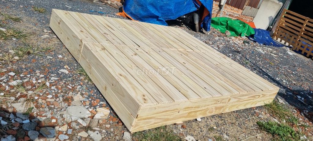 GIƯỜNG PALLET MỚI CAO 20CM