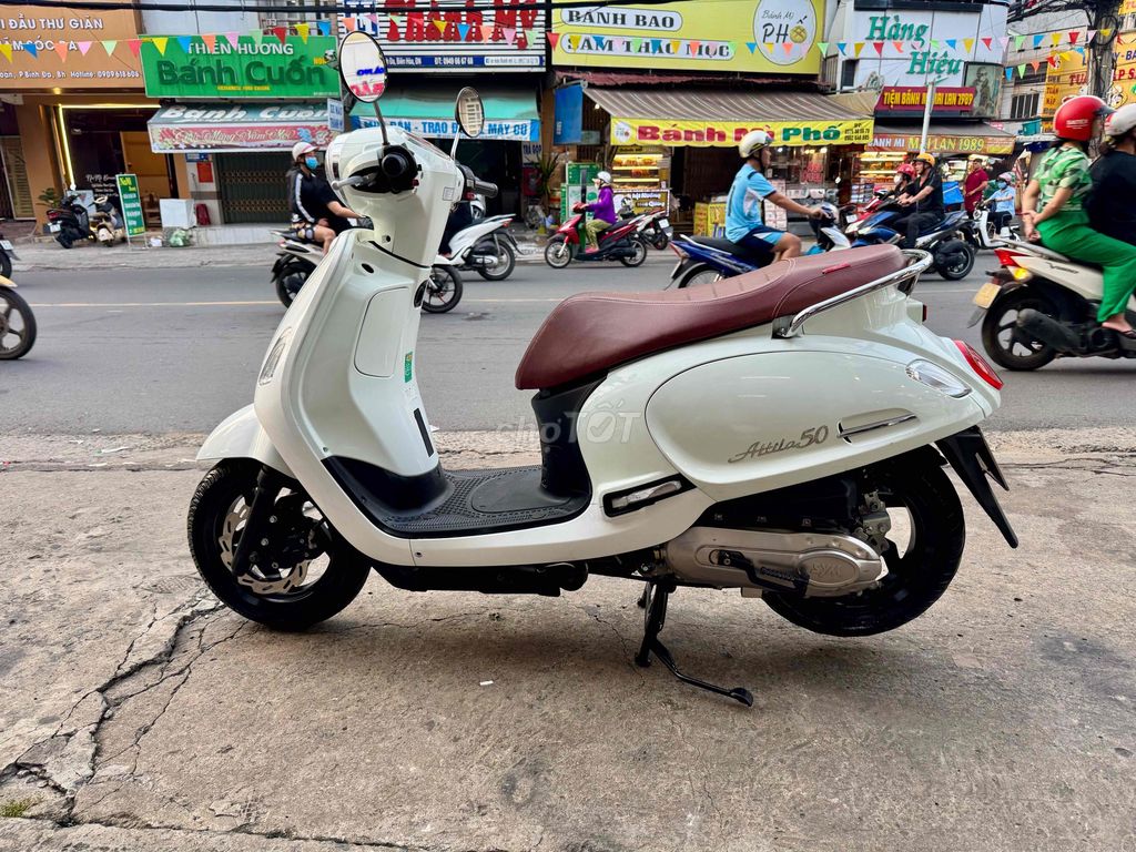 🟢🟢 STM Attila 50c trắng cuối 2020 siêu đẹp có góp. Mua bán Xe máy tại Thành phố Biên Hòa Đồng Nai được đăng bởi XE MÁY CŨ THÀNH MỸ  hình 4