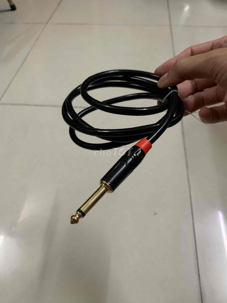 Dây 2 đầu 6ly cho Guitar, Amply