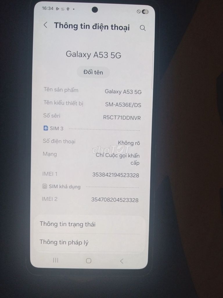 Samsung Galaxy A53 5G 8GB/128GB. Mua bán Điện thoại tại Thành phố Thanh Hóa Thanh Hóa được đăng bởi Trang hình 1