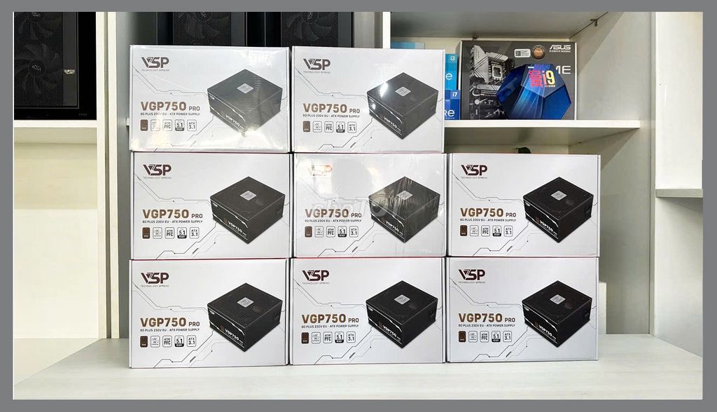 Về nhiều nguồn VSP 750W bảo hành 36 tháng