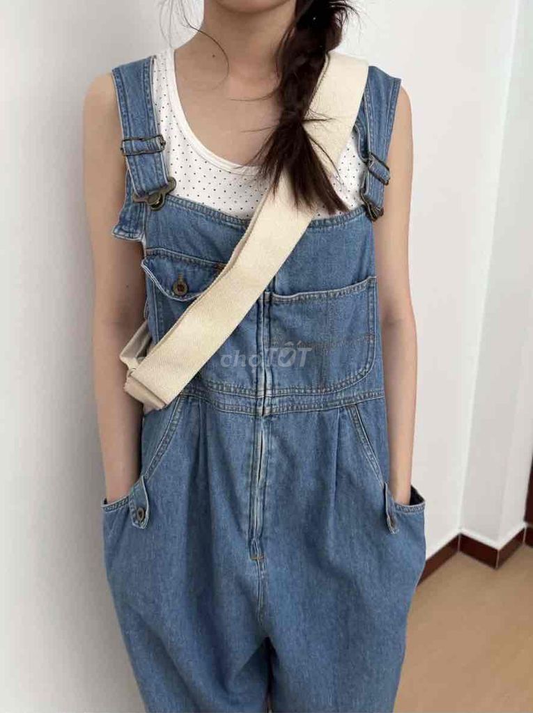 Yếm jean Nữ Jean Oversize Xanh denim. Mua bán Quần áo tại Thành phố Dĩ An Bình Dương được đăng bởi Quỳnh hình 1