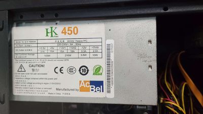 Nguồn Acbel 450w. Mua bán Linh kiện (RAM, Card...) tại Quận Tân Bình Tp Hồ Chí Minh được đăng bởi Quân 
