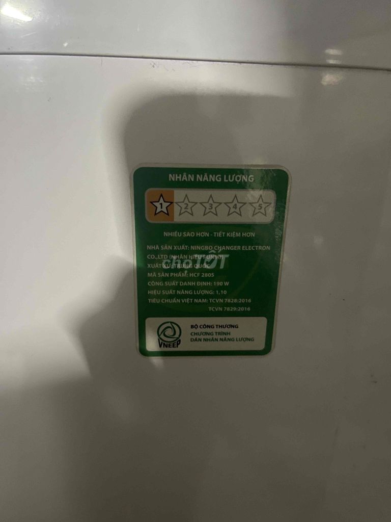 Tủ đông Funiki HCF 2805 200L Trắng. Mua bán Tủ lạnh tại Huyện Đông Anh Hà Nội được đăng bởi NGÔ VĂN LƯƠNG hình 1
