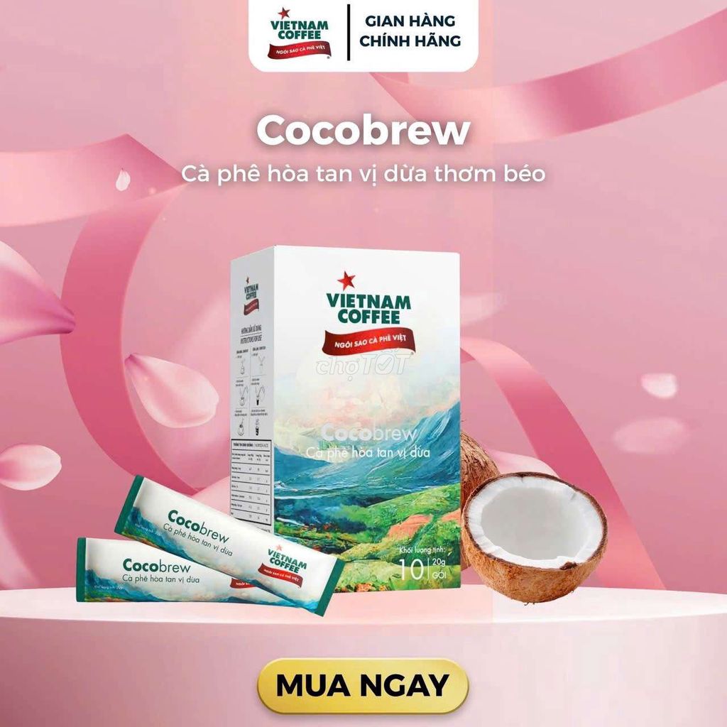 Cà phê hòa tan Vietnam Coffee Cocobrew. Mua bán Đồ ăn, thực phẩm và các loại khác tại Quận 12 Tp Hồ Chí Minh được đăng bởi Trung QG hình 1