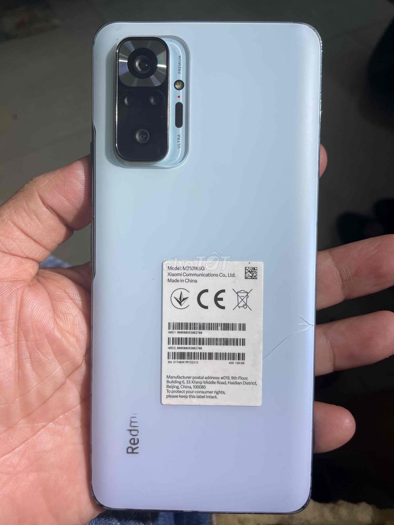 Xiaomi Redmi Note 10 Pro 128GB Trắng. Mua bán Điện thoại tại Quận Bình Tân Tp Hồ Chí Minh được đăng bởi sofia hình 1
