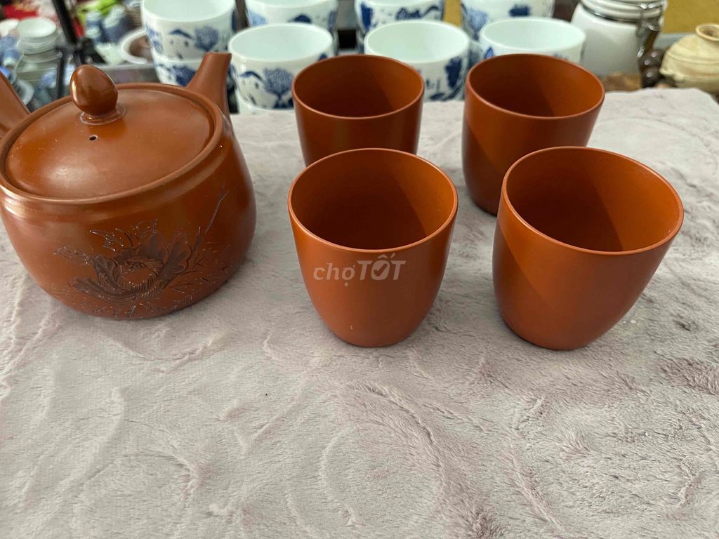 Bộ ấm trà Tokoname Nhật Bản. Mua bán Nội thất, đồ gia dụng khác tại Huyện Thanh Liêm Hà Nam được đăng bởi Phạm Tuấn Dũng hình 1