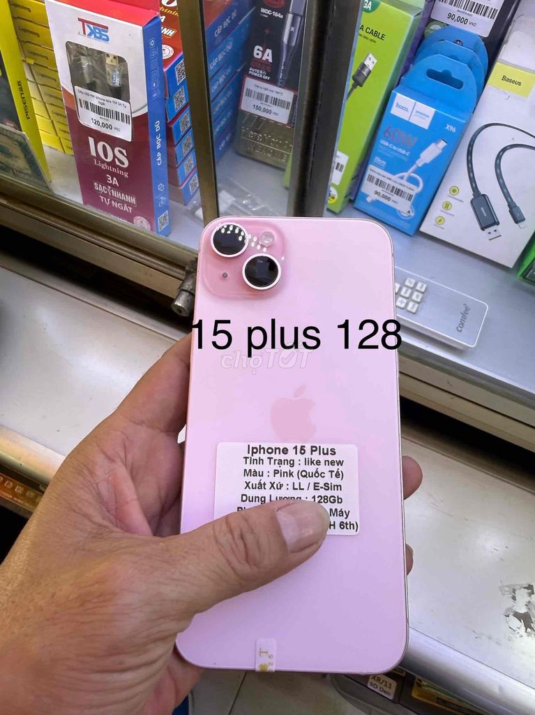 Apple iPhone 15 Plus 128GB Hồng Quốc tế Như mới. Mua bán Điện thoại tại Quận 6 Tp Hồ Chí Minh được đăng bởi nguyễn thanh toàn hình 1