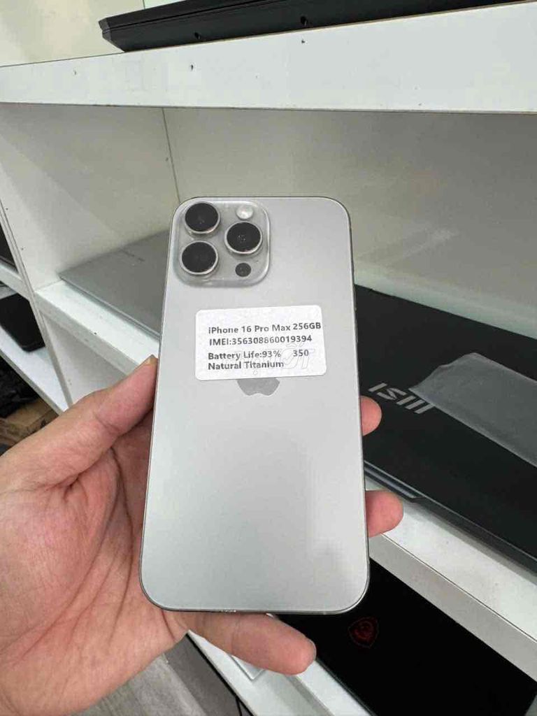 iPhone 16 Pro Max 256GB Natural Titanium. Mua bán Điện thoại tại Quận Đống Đa Hà Nội được đăng bởi iTech Store hình 1