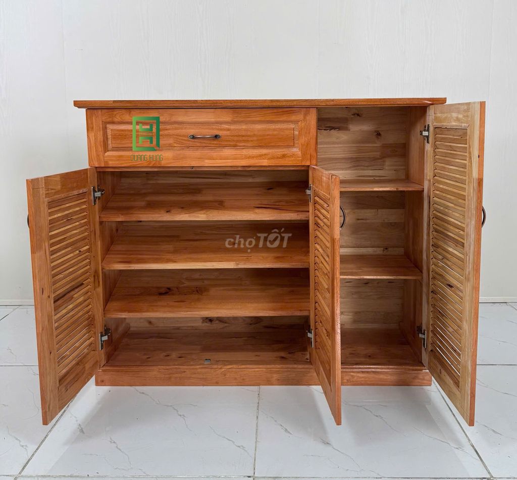 TỦ DÉP GỖ CAO SU GIÁ RẺ - TỦ DÉP GIÁ XƯỞNG - TỦ. Mua bán Tủ, kệ gia đình tại Quận Bình Thạnh Tp Hồ Chí Minh được đăng bởi LÊ VĂN HÙNG hình 1