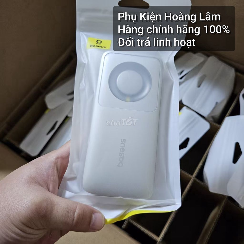 Baseus Free2Pull 20000mAh 65W Bạc. Mua bán Phụ kiện (Màn hình, Chuột...) tại Thành phố Vũng Tàu Bà Rịa - Vũng Tàu được đăng bởi Phụ Kiện Hoàng Lâm hình 1