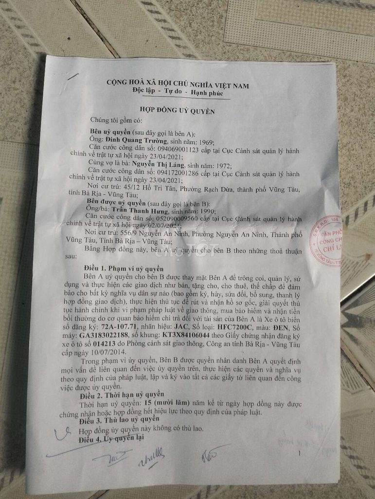 2008 - 37000 km. Mua bán Ô tô tại Huyện Bàu Bàng Bình Dương được đăng bởi Nhan hình 12