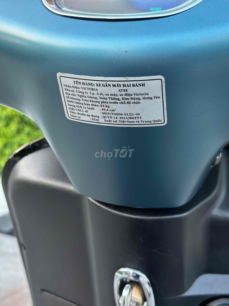Victoria AT88 2024 Xanh lam. Mua bán Xe máy tại Quận Cầu Giấy Hà Nội được đăng bởi Peter hình 3