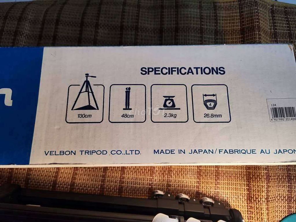 Tripod Velbon SX-4B Kim loại Đen. Mua bán Phụ kiện (Màn hình, Chuột...) tại Quận Hà Đông Hà Nội được đăng bởi A Cường hình 1