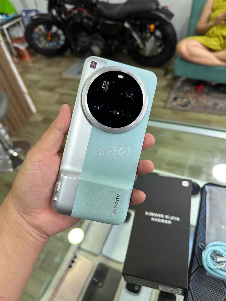 Xiaomi 15 Ultra 256GB Xanh bạc. Mua bán Điện thoại tại Thành phố Tây Ninh Tây Ninh được đăng bởi Công Minh Mobile hình 1