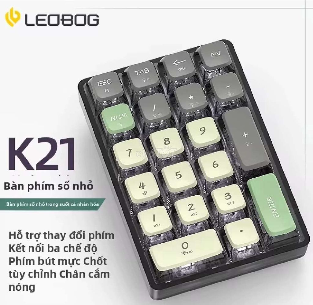 Bàn phím số LEOBOG K21 Đen. Mua bán Phụ kiện (Màn hình, Chuột...) tại Quận 6 Tp Hồ Chí Minh được đăng bởi Hào hình 1