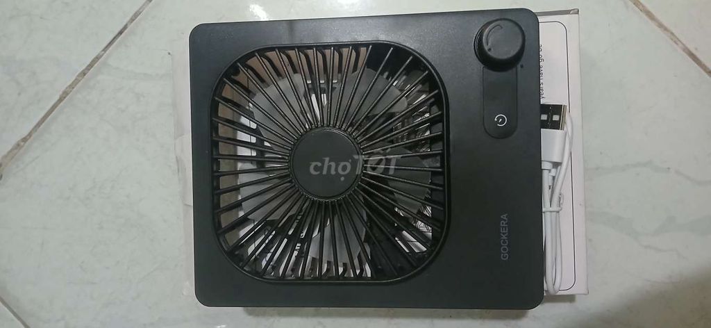 Quạt mini Gockera Sạc lại màu Đen. Mua bán Quạt tại Thành phố Thuận An Bình Dương được đăng bởi hien nguyenle hình 1