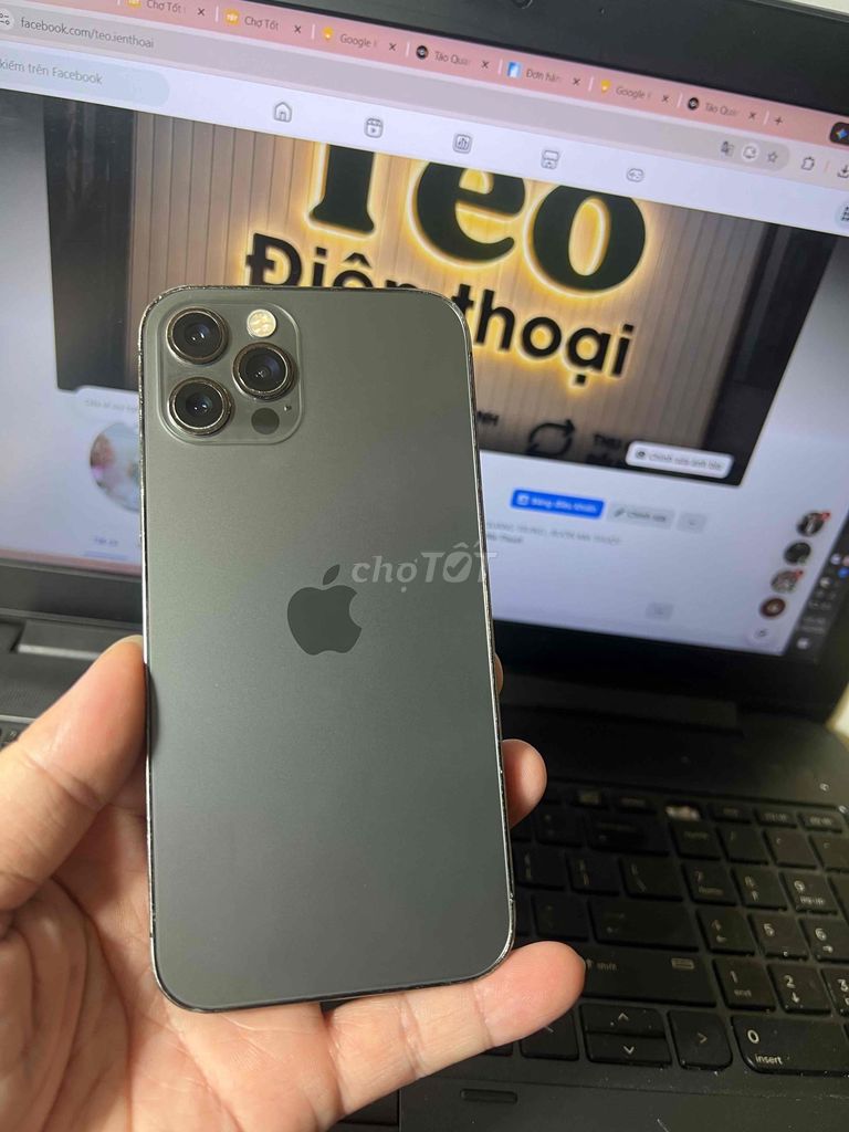 Apple iPhone 12 Pro 256GB Mỹ quốc tế. Mua bán Điện thoại tại Thành phố Buôn Ma Thuột Đắk Lắk được đăng bởi Tèo Điện Thoại  hình 1