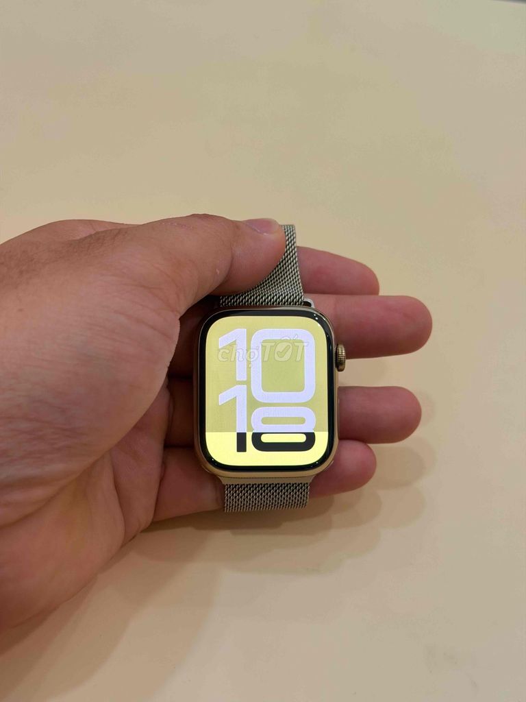 Apple Watch Series 8 45MM Thép Gold Esim 🇻🇳. Mua bán Thiết bị đeo thông minh tại Quận Bình Thạnh Tp Hồ Chí Minh được đăng bởi Đức Phong hình 1