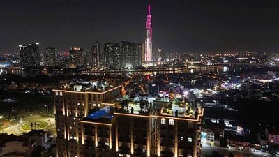Cho thuê CC Paris Hoàng Kim full nt, 2 PN, 18tr, 68m2, Q2