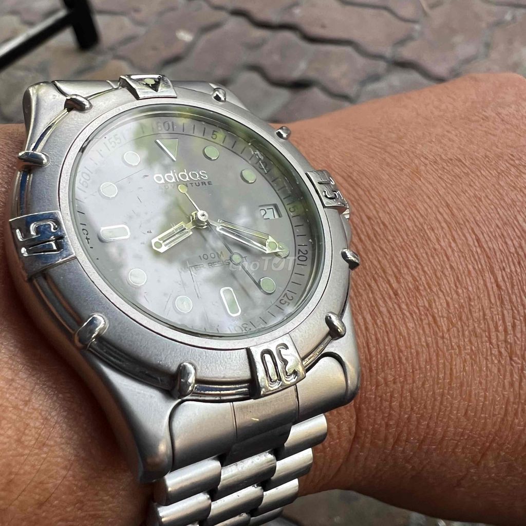 Đồng hồ đeo tay Adidas Thép không gỉ Bạc 38mm. Mua bán Đồng hồ tại Thành phố Vũng Tàu Bà Rịa - Vũng Tàu được đăng bởi Hung nguyen hình 3