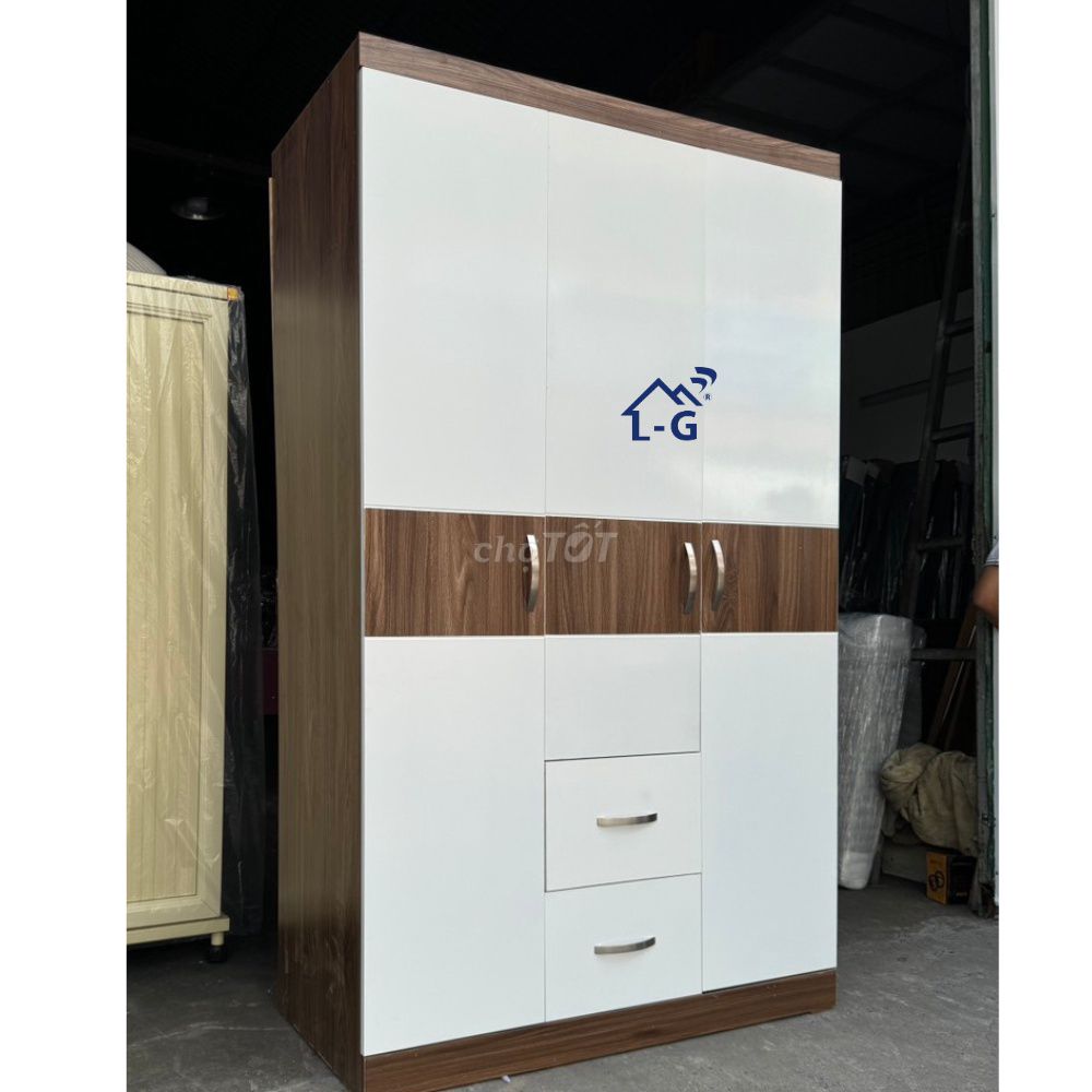 TỦ GỖ/TỦ QUÀN ÁO MDF/ TỦ GỖMDF/TỦ QUẦN ÁO/TỦ GỖ. Mua bán Tủ, kệ gia đình tại Thành phố Thủ Dầu Một Bình Dương được đăng bởi GIƯỜNG SẮT SƠN LÂM hình 1