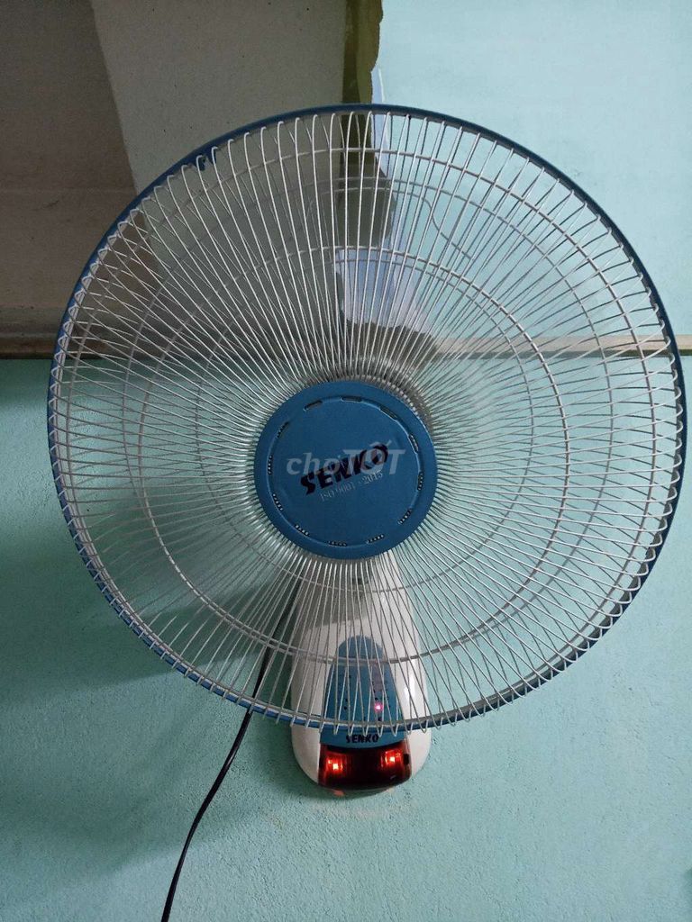 Quạt treo tường Senko Xanh có remote đã sử dụng. Mua bán Quạt tại Thành phố Thủ Đức Tp Hồ Chí Minh được đăng bởi Đac thanh hình 1