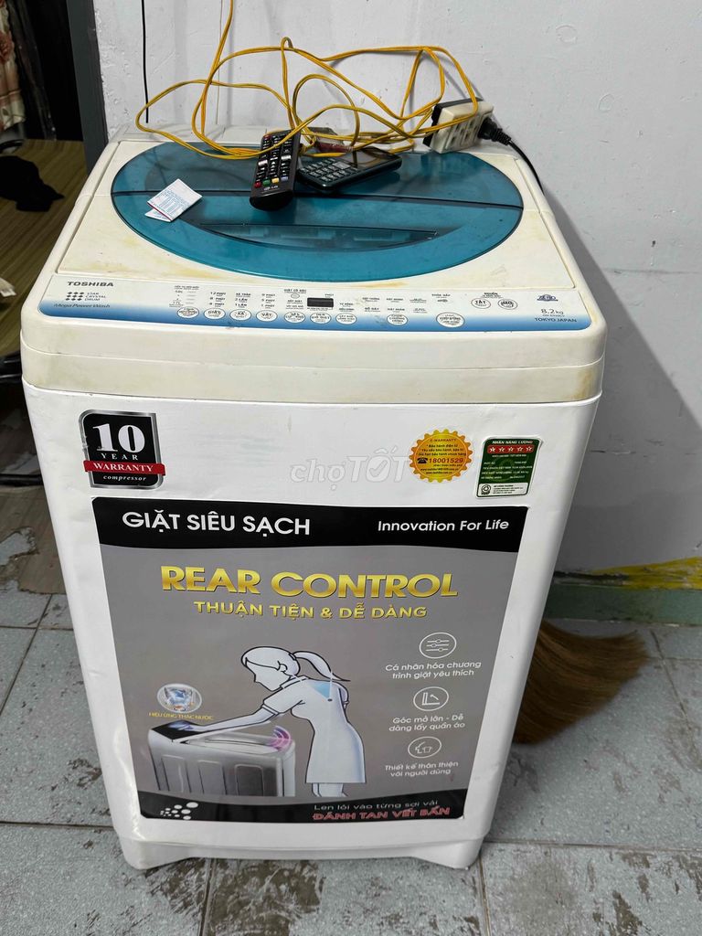 dọn nhà Pass máy giặt toshiba 8,2kg vẫn sài tốt. Mua bán Máy giặt tại Quận 12 Tp Hồ Chí Minh được đăng bởi Tuấn hình 1