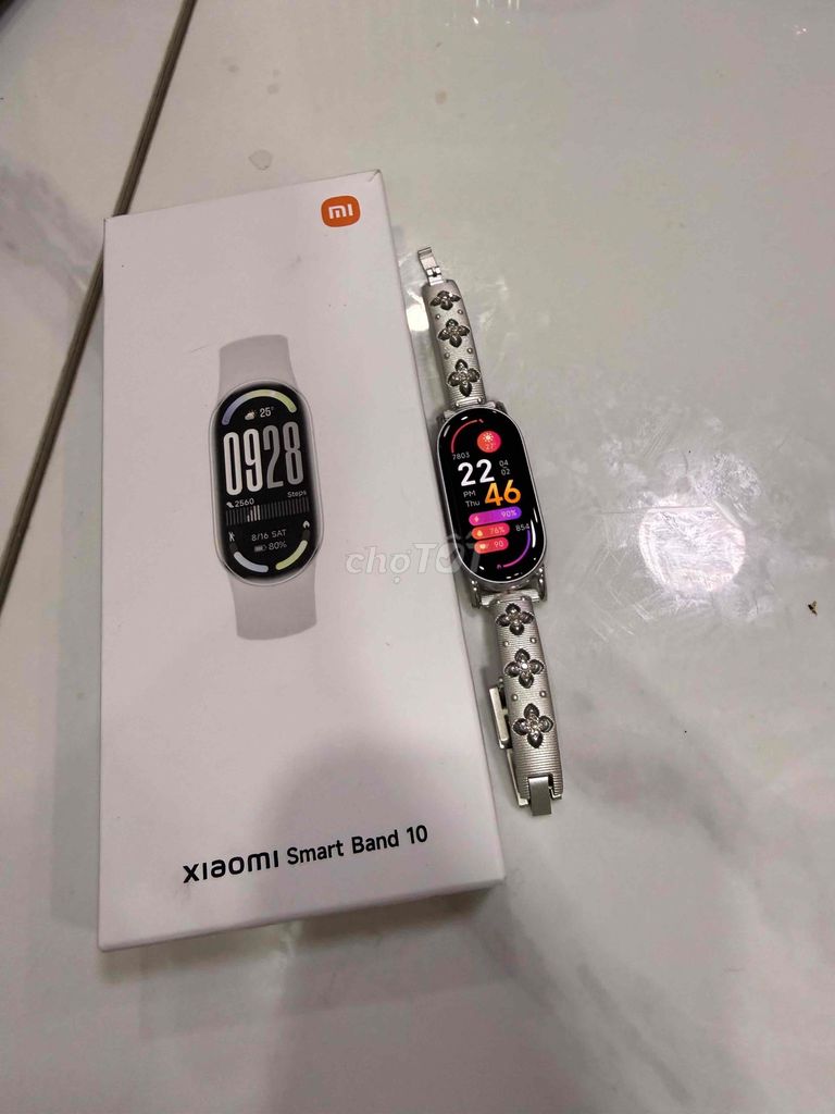 Xiaomi Mi Band 10 Bạc. Mua bán Thiết bị đeo thông minh tại Thành phố Thủ Đức Tp Hồ Chí Minh được đăng bởi hoàng ha hình 1