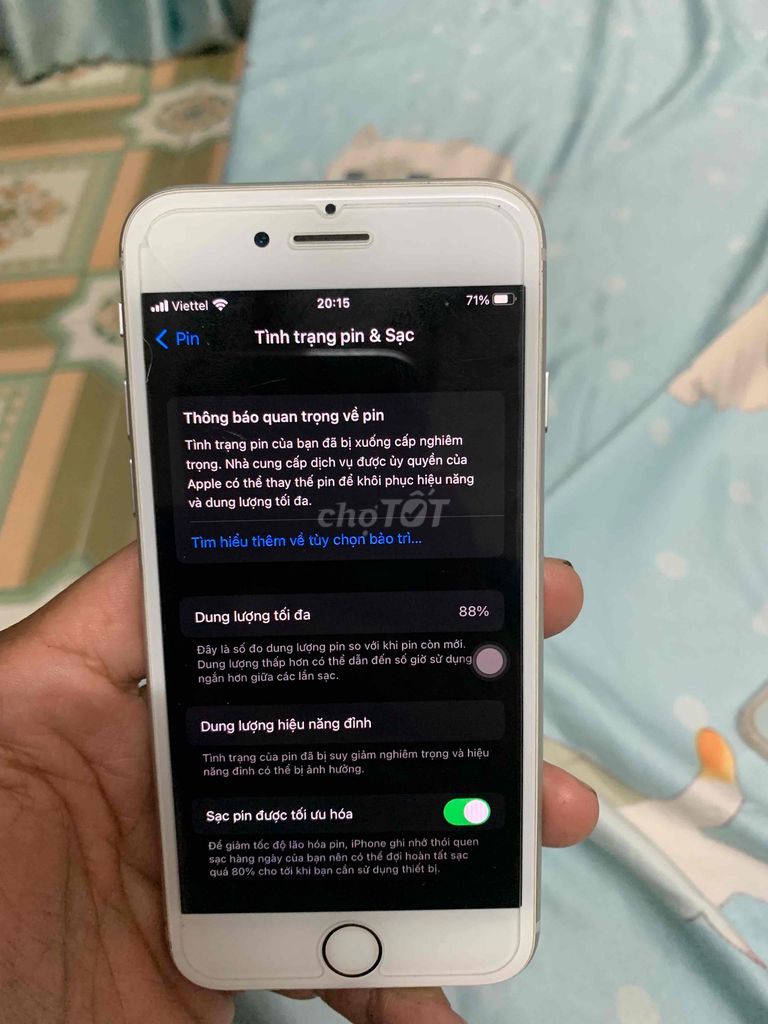 Apple iPhone 8 64GB Bạc 88%. Mua bán Điện thoại tại Huyện Bình Chánh Tp Hồ Chí Minh được đăng bởi thaitu hình 1