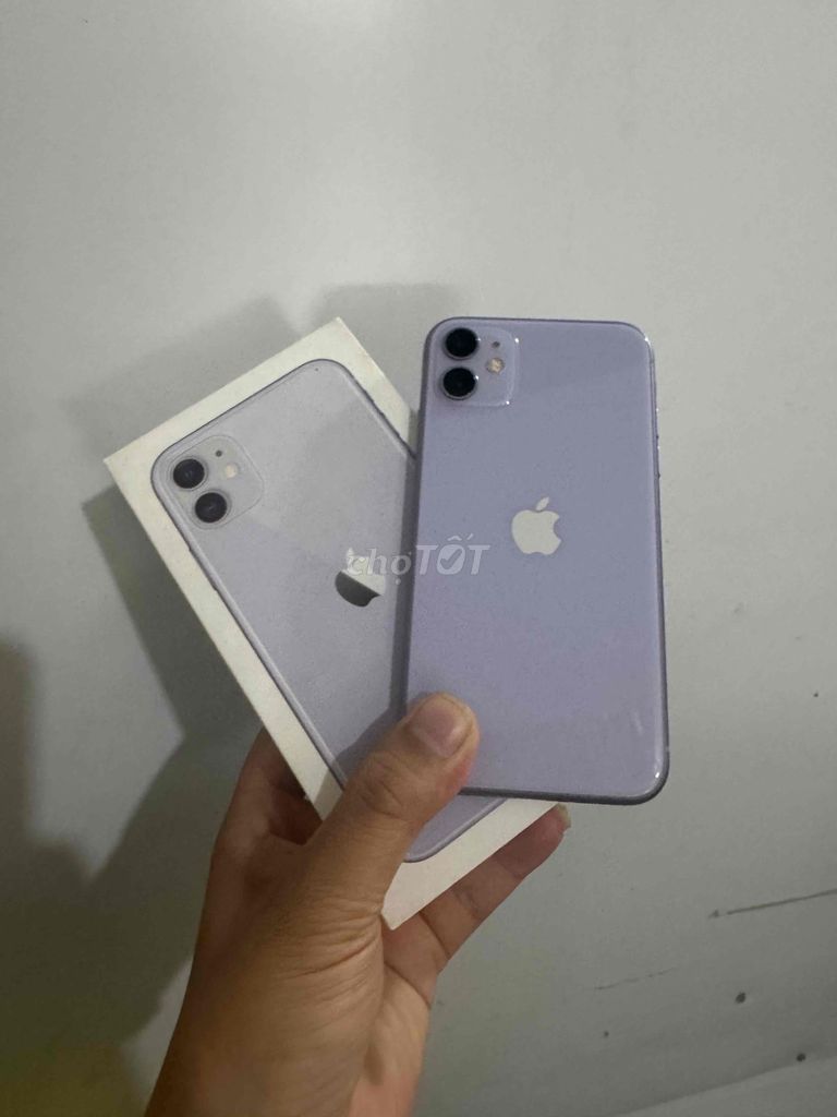 Apple iPhone 11 128GB Tím zin chuẩn. Mua bán Điện thoại tại Thành phố Buôn Ma Thuột Đắk Lắk được đăng bởi Tiến BMT47 hình 1