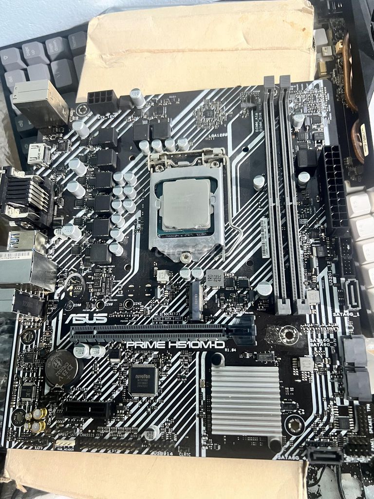 Main Chip H510M-D + i3 10105F. Mua bán Linh kiện (RAM, Card...) tại Huyện Tân Phú Đồng Nai được đăng bởi Trịnh Hoà hình 1