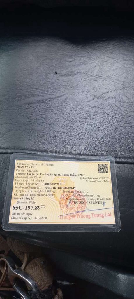 Cần bán xe tải. Mua bán Xe tải, xe ben tại Huyện Trà Cú Trà Vinh được đăng bởi Cường  hình 5