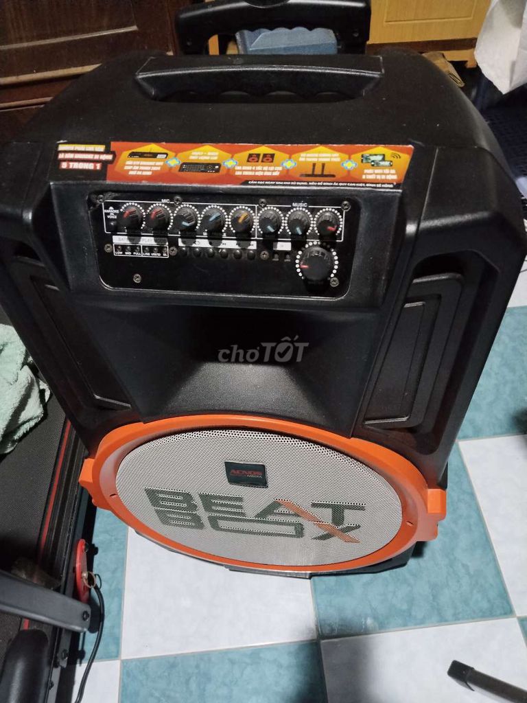 Loa kéo Acnos Beatbox Đen Đã qua sử dụng. Mua bán Tivi, Âm thanh tại Quận Ninh Kiều Cần Thơ được đăng bởi Nguyễn Thái Hòa  hình 1