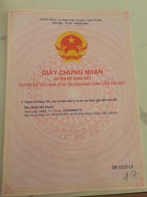 Đất 72 m² · Yên Mỹ