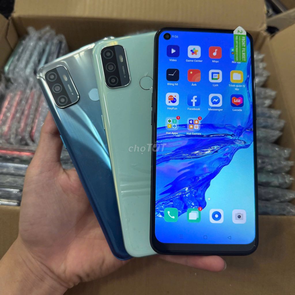 Điện thoại Oppo A53 2020 RAM 6GB/128GB-Pin 5000mAh. Mua bán Điện thoại tại Quận Bình Tân Tp Hồ Chí Minh được đăng bởi ĐTDĐ ĐỒNG TƯƠI hình 1