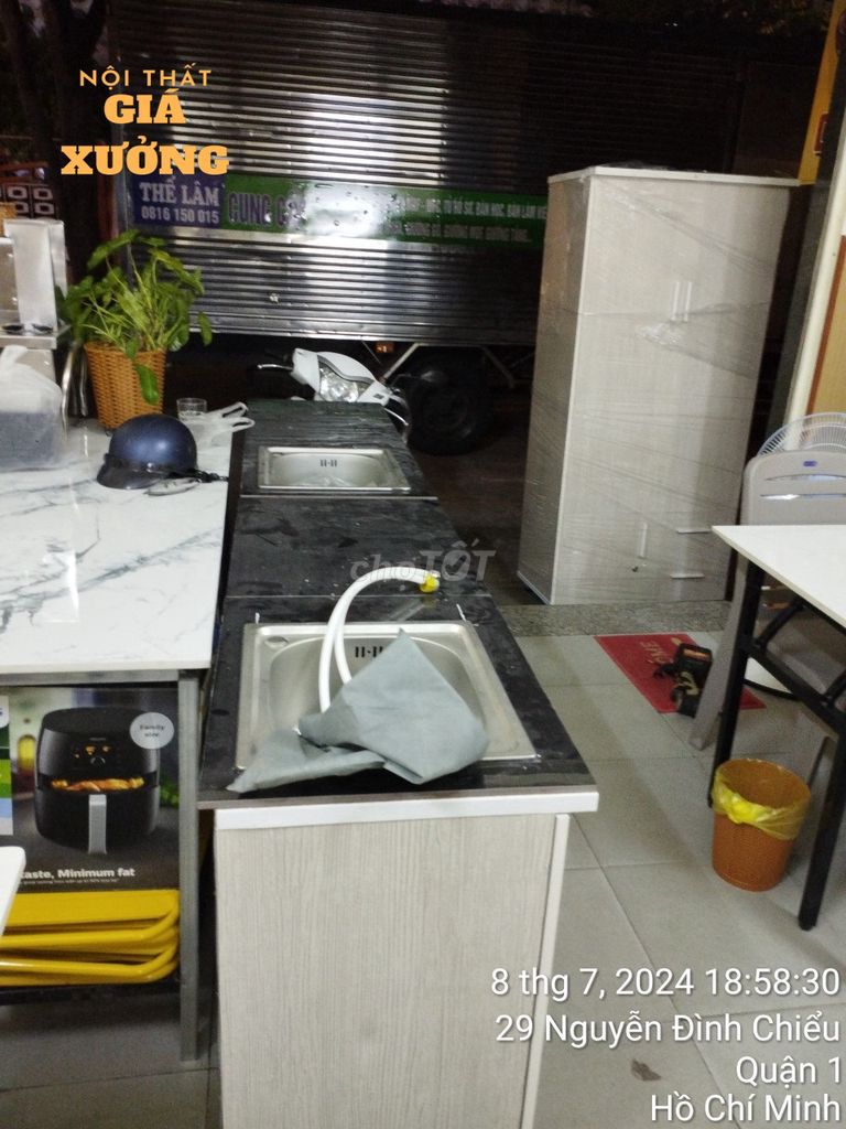 TỦ KỆ BẾP HÀNG XƯỞNG GIA CÔNG GIÁ RẺ Ạ---. Mua bán Tủ, kệ gia đình tại Quận 3 Tp Hồ Chí Minh được đăng bởi Nội Thất Giá Xưởng  hình 1