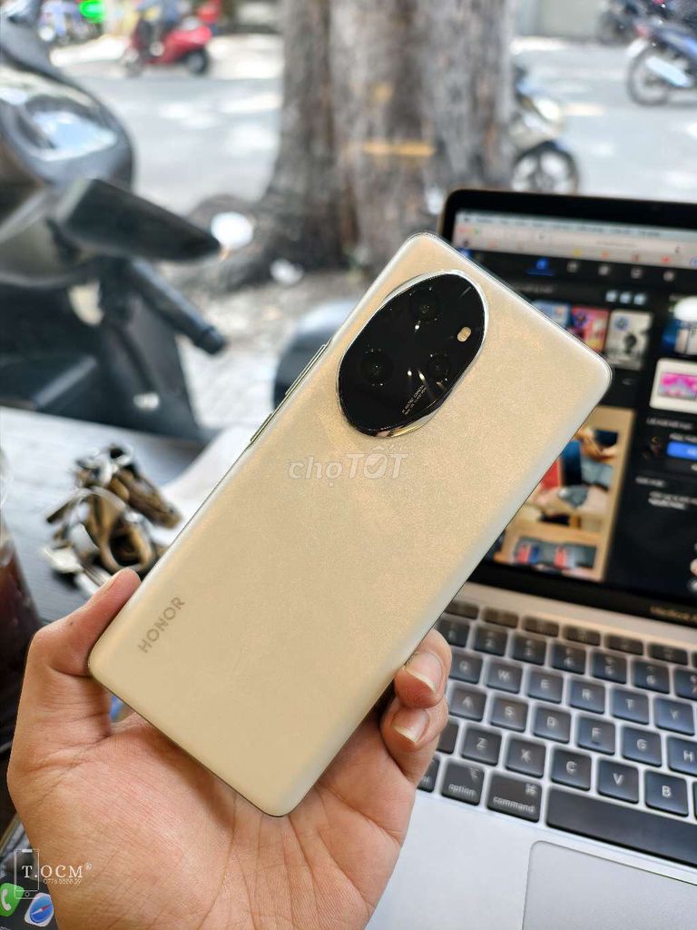 Honor 100 Pro 5G (12/256Gb) silver - 2 sim zin all. Mua bán Điện thoại tại Quận 5 Tp Hồ Chí Minh được đăng bởi Tấn Lê hình 1