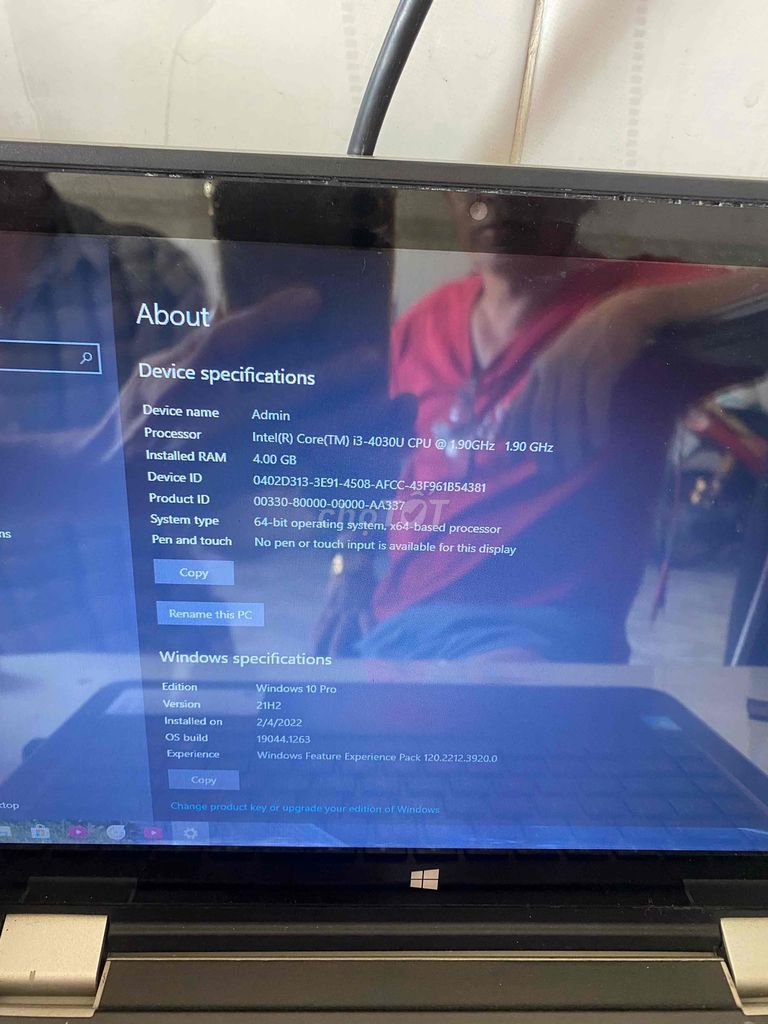 HP Pavilion i3-4030U 4GB ssd120. Mua bán Laptop tại Thị xã Bến Cát Bình Dương được đăng bởi ĐIỆN TỬ HÀNG THANH LÝ hình 1